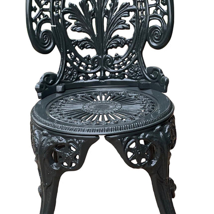 Regalia Outdoor Patio &amp; Garden Furniture Set - 1 Round Table 4 Chairs - Grey