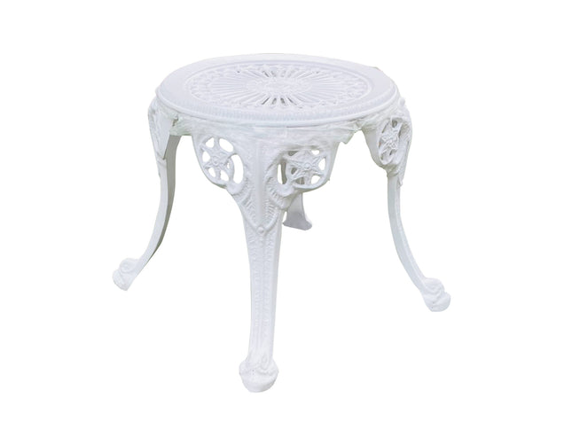 Regalia Series Stool - White Color / Glossy Finish